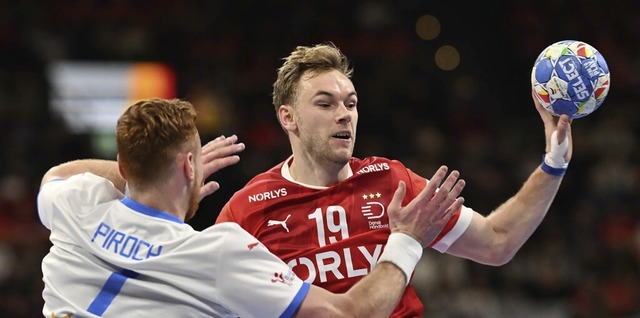 Der dnische Rckraumspieler und Links... Handball meines Lebens spiele.&#8220;  | Foto: Peter Kneffel (dpa)