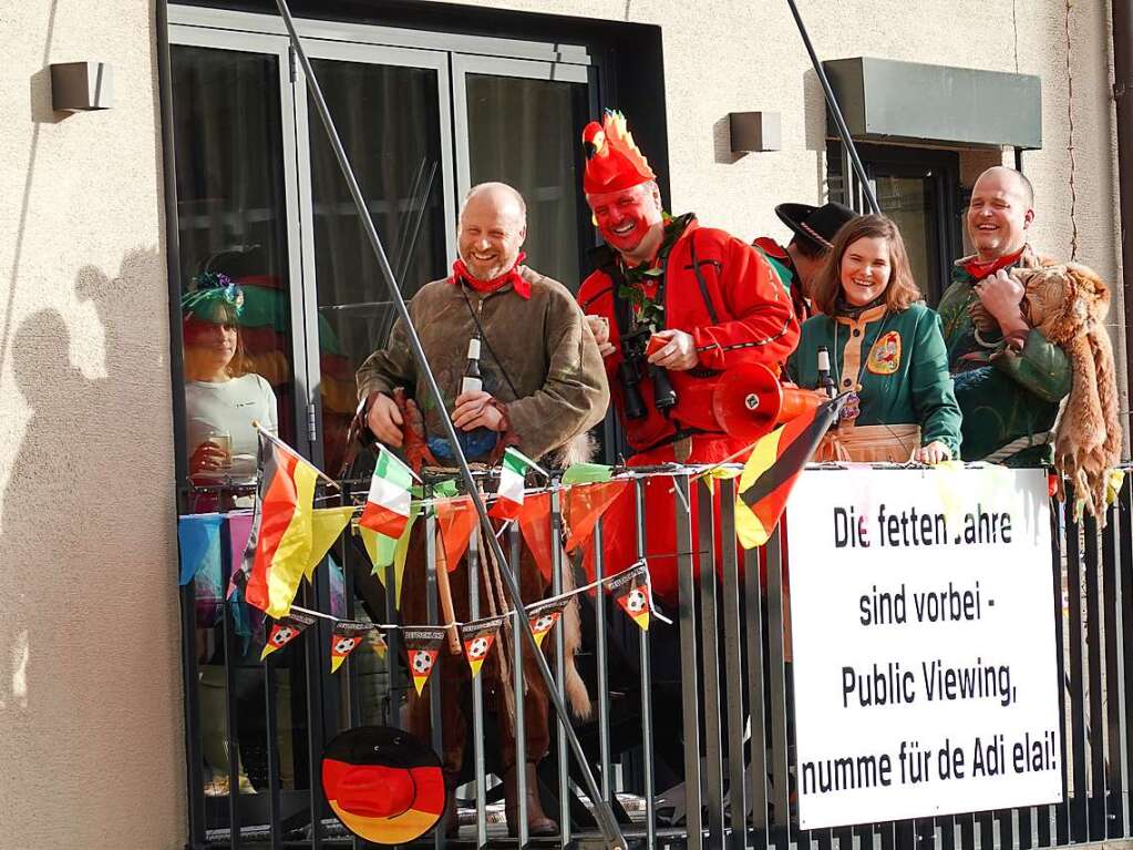 Nach der Absetzung von Brgermeister Adrian Schmidle wurde in Murg auf der neuen Mitte gefeiert.