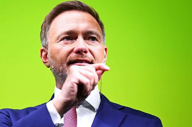 Finanzminister Christian Lindner, hier...n mssten strker  priorisiert werden.  | Foto: Bernd Weibrod (dpa)