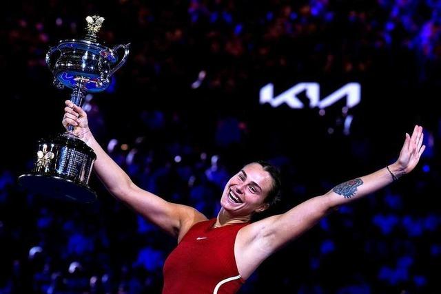 Aryna Sabalenka verteidigt dominant ihren Titel bei den Australian Open in Melbourne