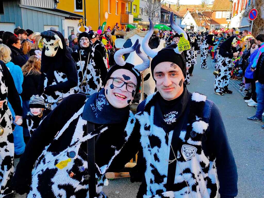 Eindrcke vom Stnglihocker-Umzug anlsslich des Jubilums.