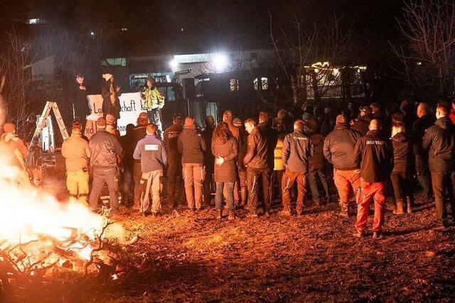 Proteste verschiedener Couleur gab es am Wochenende in Auggen und Heitersheim
