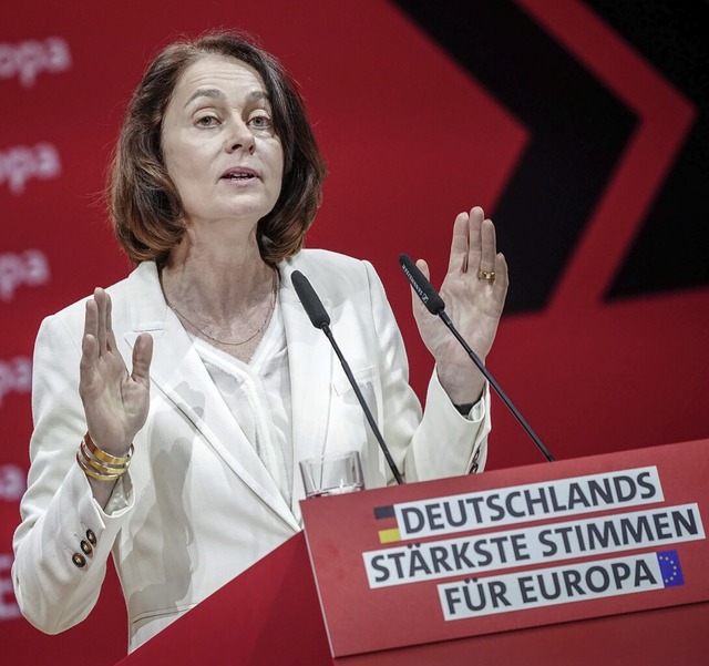 Katarina Barley ist in der SPD beliebt...e dringt die Juristin oft nicht durch.  | Foto: Kay Nietfeld (dpa)