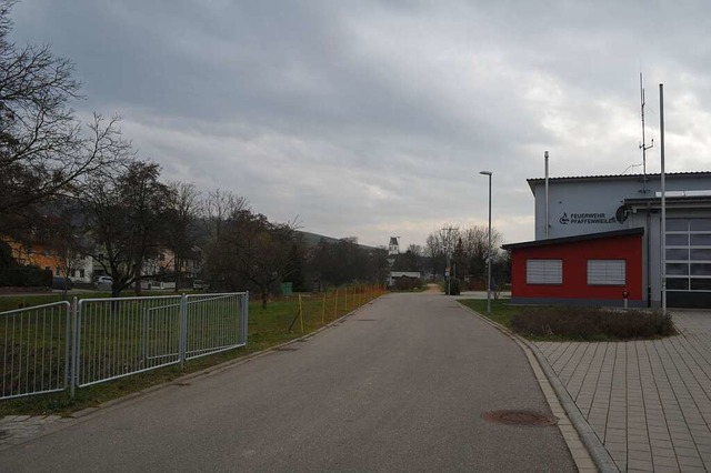 Hier in den Smatten in Pfaffenweiler... wird wohl doch kein rztehaus gebaut.  | Foto: Reinhold John