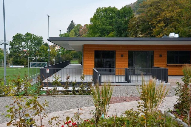 Das neue VfR-Clubheim in Merzhausen  | Foto: Sophia Hesser