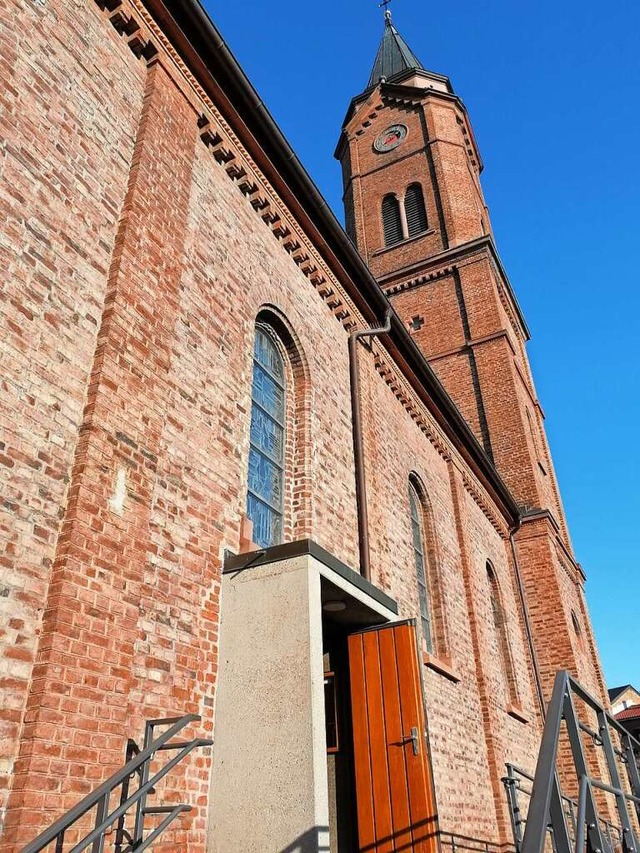 St. Bonifatius in der Lrracher Stadtm...Pfarrkirche der neuen Kirchengemeinde.  | Foto: Daniel Gramespacher