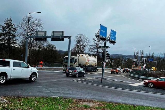 Amt ist zufrieden mit umstrittener Ampel beim Autobahnanschluss Rheinfelden-Ost