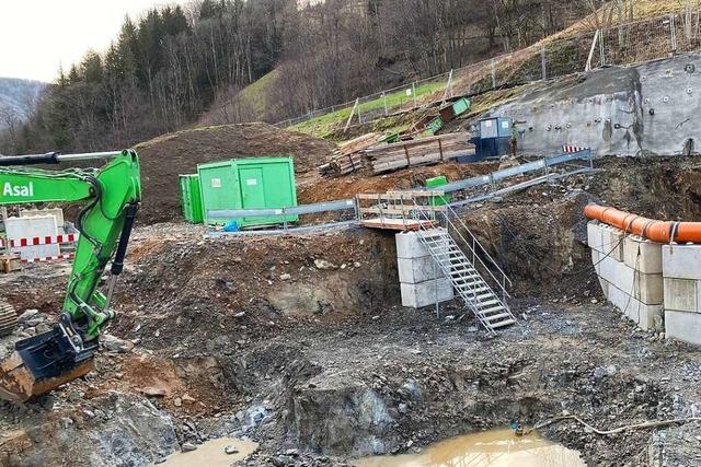 Das Regenrckhaltebecken in Schlechtnau kostet 3,2 Millionen Euro