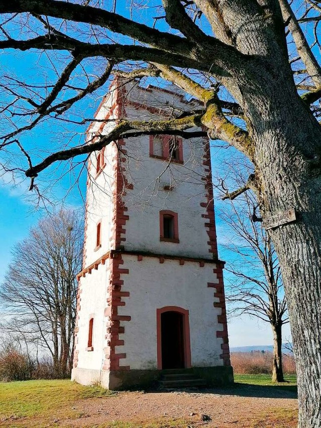 Der Aussichtsturm auf der Hohen Flum wird 150 Jahre alt.  | Foto: Thomas Winckelmann