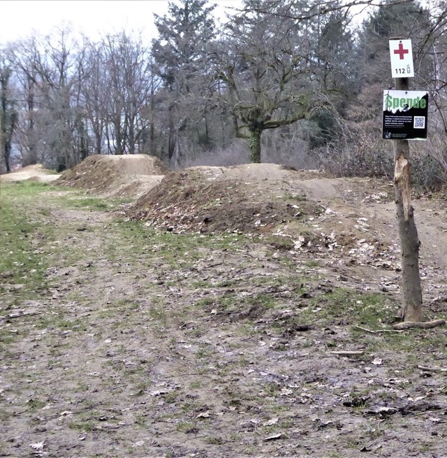 Der neue Mountainbiketrail im Emmendingen ist frei fr alle zu befahren.  | Foto: Sylvia-Karina Jahn