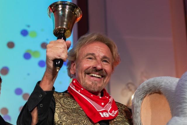 Thomas Gottschalk erhält im Europa-Park die Goldene Narrenschelle