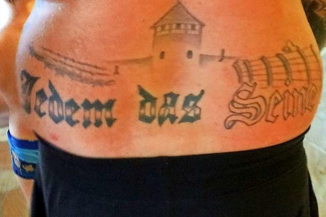 Volksverhetzende Tattoos sollen in Grenzach-Wyhlener Bdern bedeckt werden