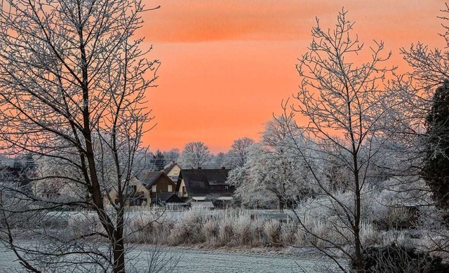 Blick von der Wiesenstrae hinber nach Wasser.  | Foto: Wolfgang Speer