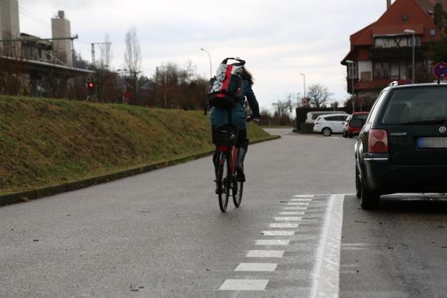 Der Giersbergweg in Freiburg-Littenweiler wird eine Fahrradstrae
