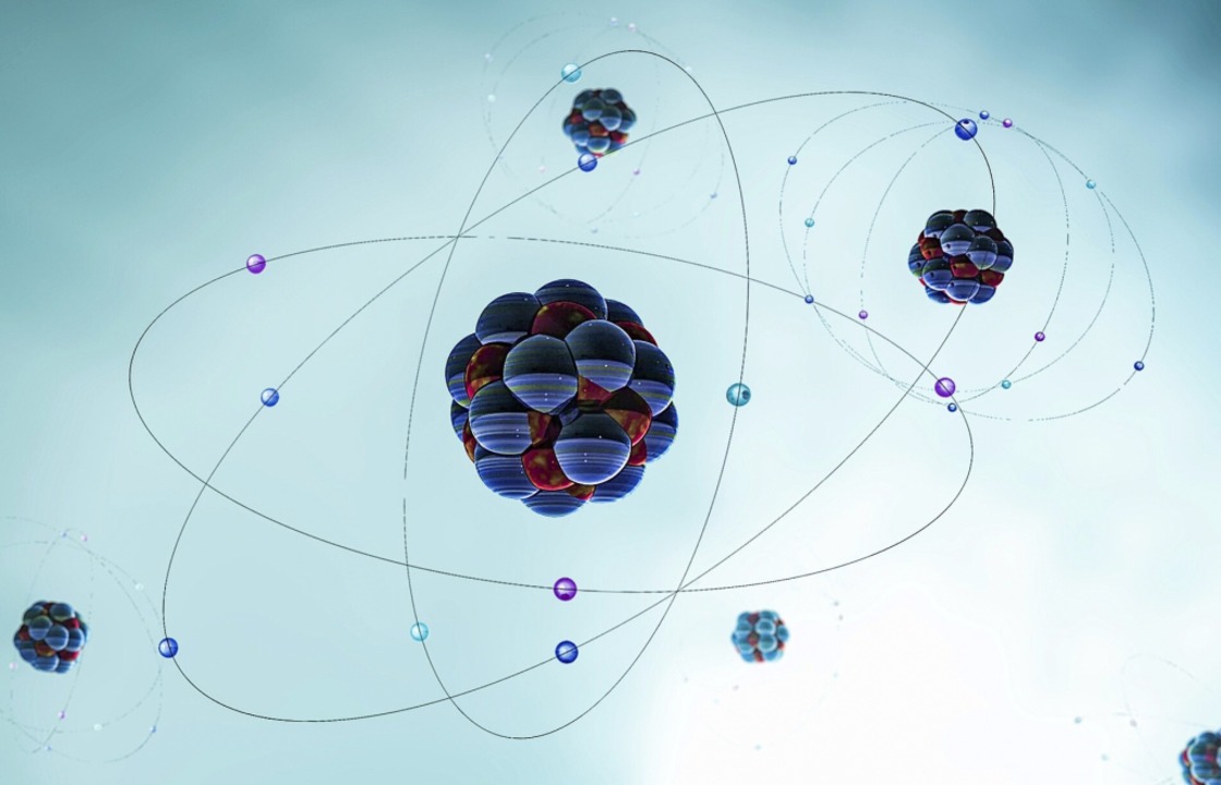Dieses Computerbild zeigt, wie Atome &...vergrößert &#8211;  ungefähr aussehen.  | Foto: juanjo - stock.adobe.com