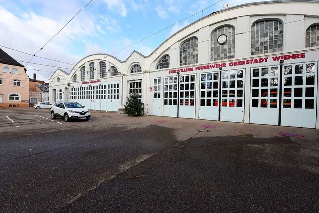 Das Feuerwehrgertehaus an der Urachstrae  | Foto: Ingo Schneider