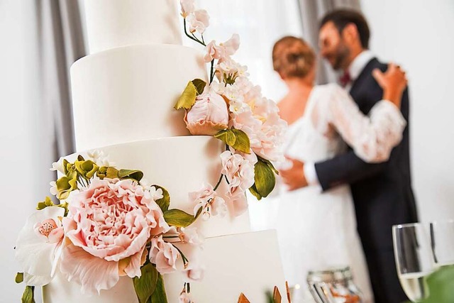 Rund ums Heiraten dreht sich das Angeb...eitsmesse im Heiligenzeller Schlssle.  | Foto: Christin Klose (dpa)