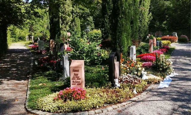 Grtnergepflegte Grabfelder in Lahr er...ehrigen die Grabpflege. <Fett></Fett>  | Foto: Stadt Lahr