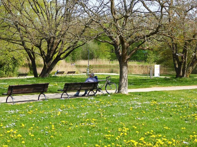 Das Pfeifen ist unter anderem im Grttpark zu hren.  | Foto: Sabine Ehrentreich