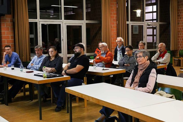 Ein Infoabend im Haus der Sicherheit i...ven Kommunalpolitiker in der Mehrheit.  | Foto: Alexandra Gnzschel