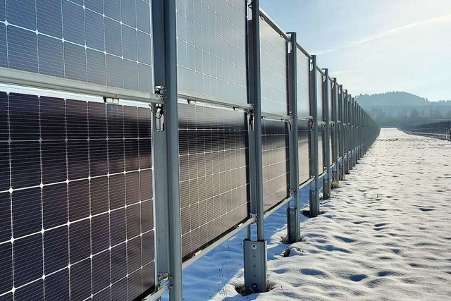 Die Solaranlage in Donaueschingen versorgt rund 1400 Haushalte mit Strom.  | Foto: Stefan Mertlik