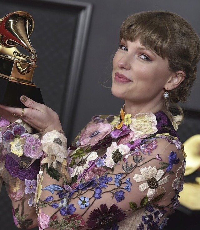 Taylor Swift 2021 bei den Grammys  | Foto: Jordan Strauss (dpa)