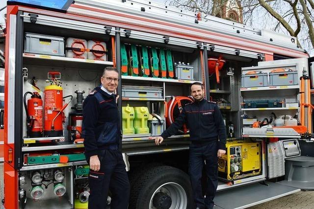 Kollnauer Feuerwehr nimmt neues Lschgruppenfahrzeug in Betrieb