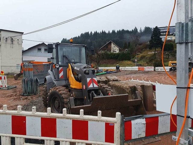 In Enkenstein sind die Bauarbeiten wie...ll der Hochwasserschutz fertig werden.  | Foto: Andr Hnig