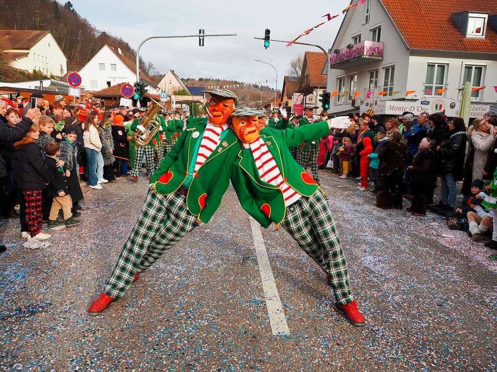 Impressionen vom Narrentreffen der Vereinigung Hochrheinischer Narrenznfte (VHN) in Schwrstadt.