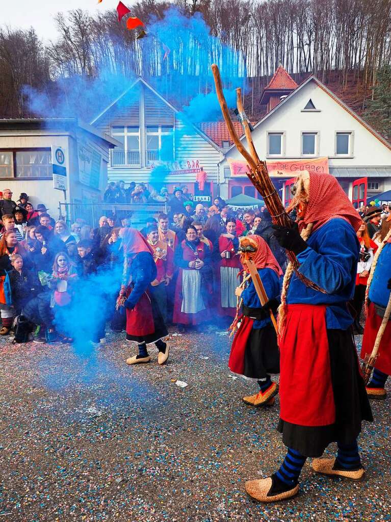 Impressionen vom Narrentreffen der Vereinigung Hochrheinischer Narrenznfte (VHN) in Schwrstadt.