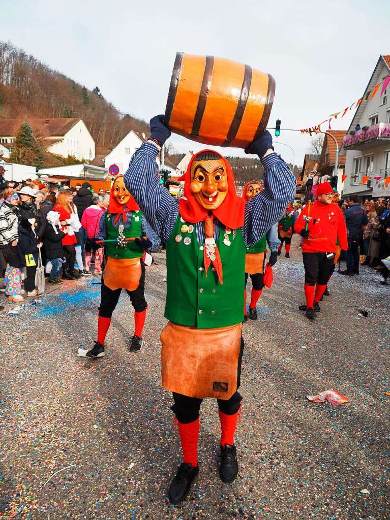 Impressionen vom Narrentreffen der Vereinigung Hochrheinischer Narrenznfte (VHN) in Schwrstadt.