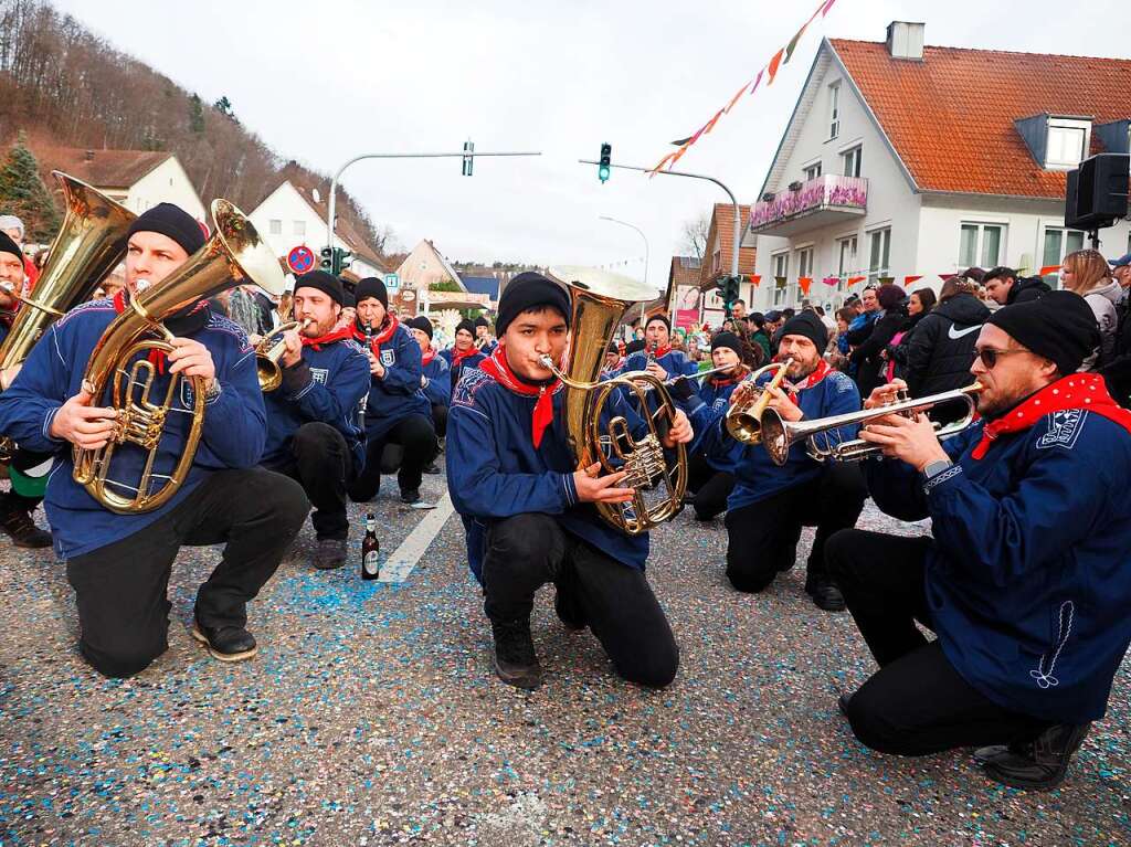 Impressionen vom Narrentreffen der Vereinigung Hochrheinischer Narrenznfte (VHN) in Schwrstadt.