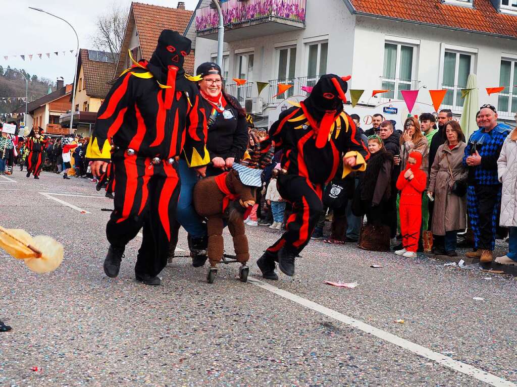 Impressionen vom Narrentreffen der Vereinigung Hochrheinischer Narrenznfte (VHN) in Schwrstadt.