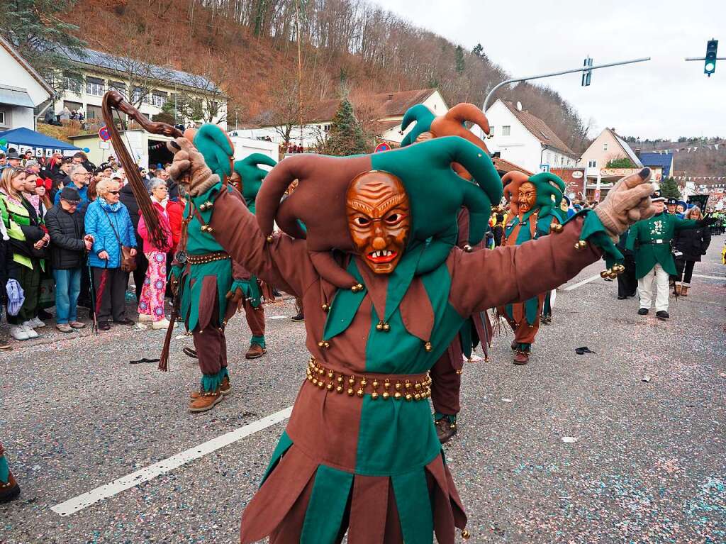 Impressionen vom Narrentreffen der Vereinigung Hochrheinischer Narrenznfte (VHN) in Schwrstadt.