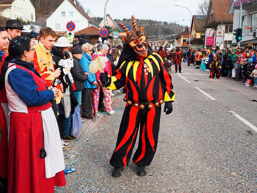 Impressionen vom Narrentreffen der Vereinigung Hochrheinischer Narrenznfte (VHN) in Schwrstadt.