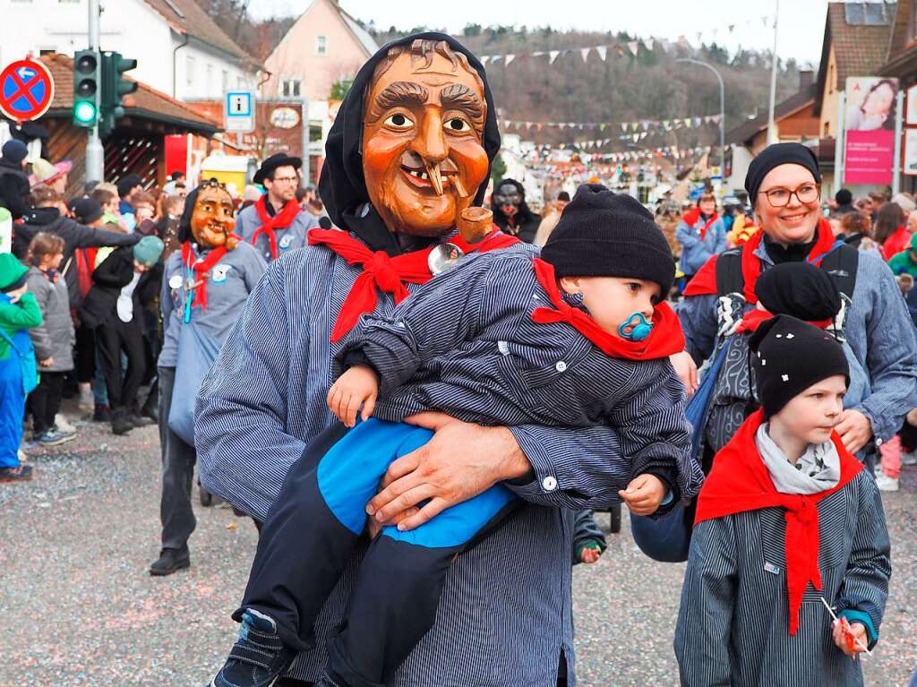 Impressionen vom Narrentreffen der Vereinigung Hochrheinischer Narrenznfte (VHN) in Schwrstadt.