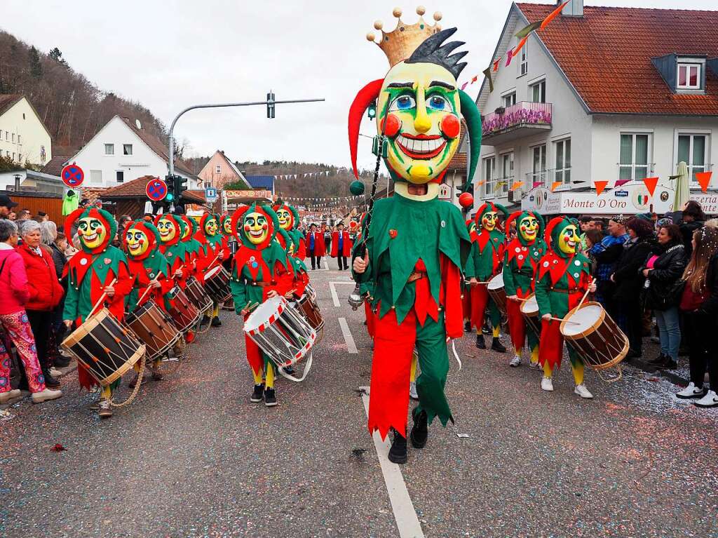 Impressionen vom Narrentreffen der Vereinigung Hochrheinischer Narrenznfte (VHN) in Schwrstadt.