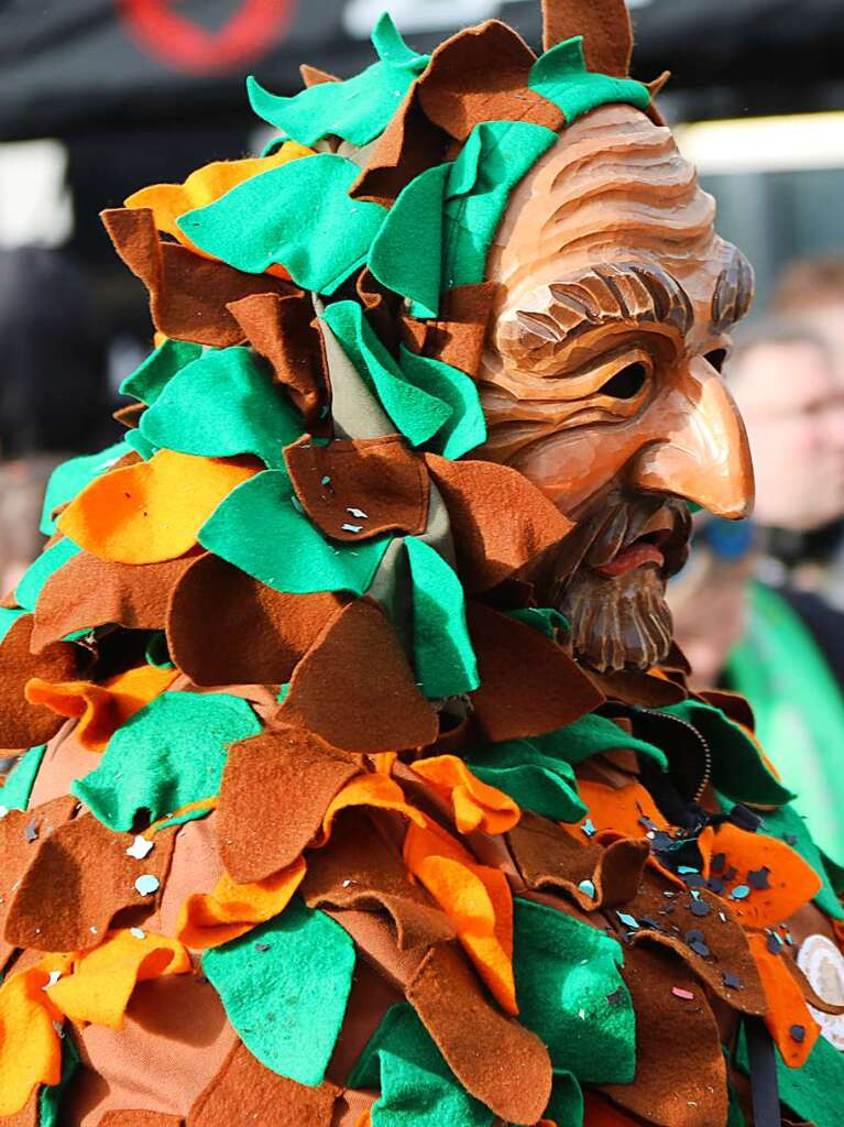 Der Umzug in Binzen ist einer der jhrlichen Hhepunkte der Fasnacht im Kreis Lrrach.