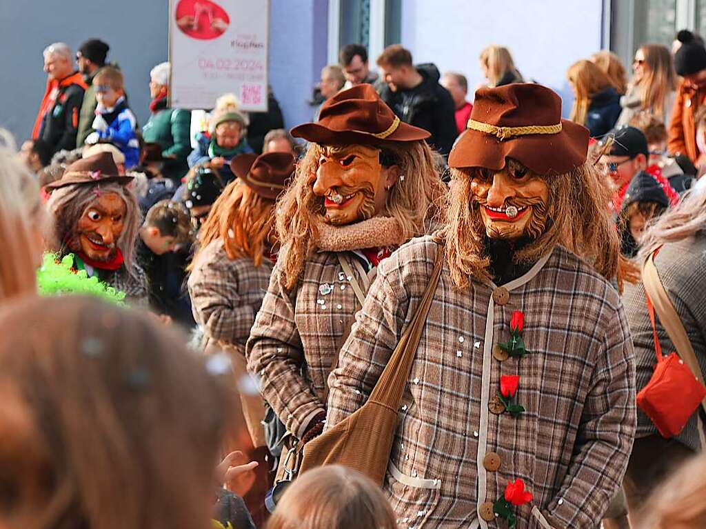 Der Umzug in Binzen ist einer der jhrlichen Hhepunkte der Fasnacht im Kreis Lrrach.