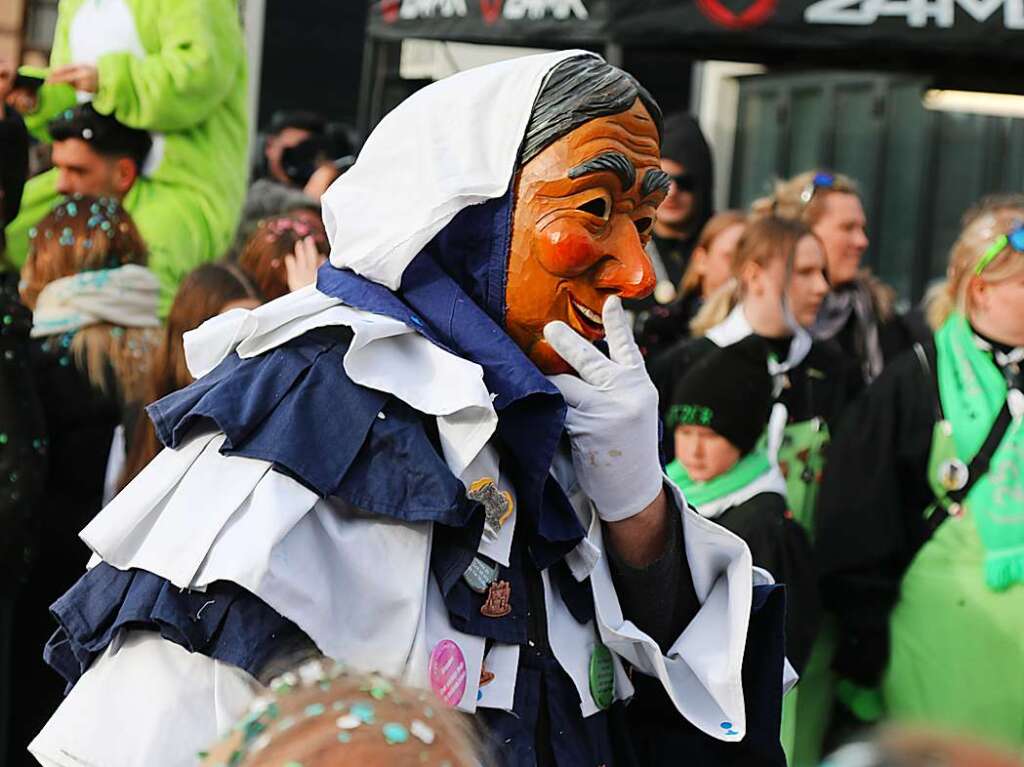 Der Umzug in Binzen ist einer der jhrlichen Hhepunkte der Fasnacht im Kreis Lrrach.