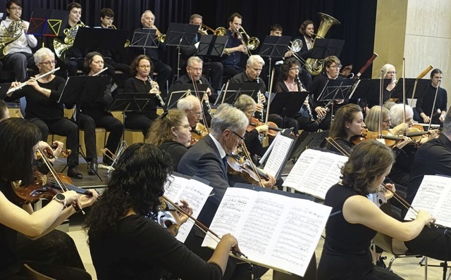 Das Orchester beider Rheinfelden beim Neujahrskonzert.  | Foto: Roswitha Frey