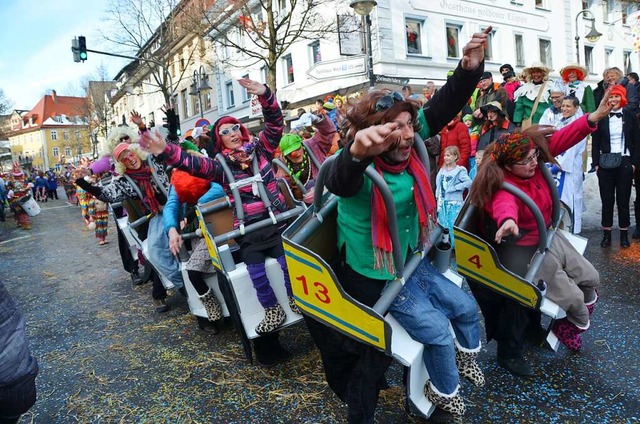 Wilde Fahrt als Achterbahn 2015.  | Foto: Sebastian Wolfrum