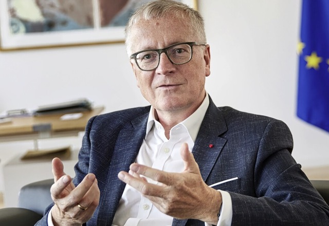 Stephan Steinlein ist zum zweiten Mal Botschafter in Paris.  | Foto: Andreas B. Krueger