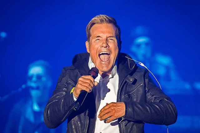 Dieter Bohlen bei einem Konzert im April 2023 in der Max-Schmeling-Halle.  | Foto: Christoph Soeder (dpa)