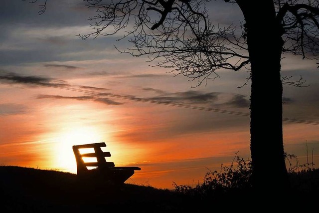 Abendstimmung bei Waldkirch.  | Foto: Didi@71 Dieter Tritschler