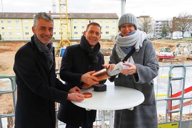 Neue Mitte Nordstadt: Grundstein fr Rekord-Projekt in Lrrach liegt