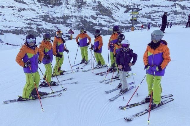 Seelbacher Ski-Kids trainieren