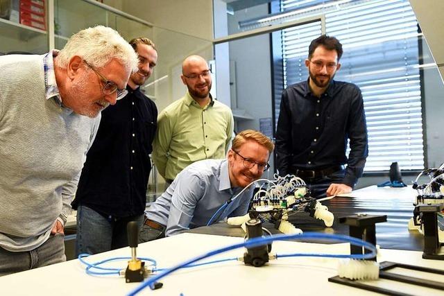 Freiburger Wissenschaftler entwickeln weiche Roboter, die hart im Nehmen sind