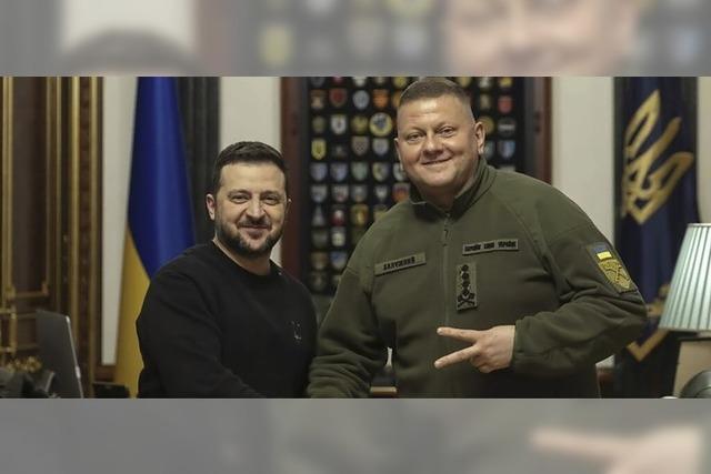 Ukrainischer Oberbefehlshaber Saluschnyj entlassen