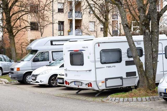 Wohnmobile sind im Freiburger Westen nicht wirklich willkommen